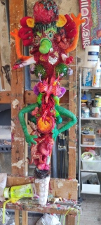 Massue atelier - Reliefs avec détails