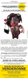 Affiche pour l'exposition de livres d'artistes au centre d'art de Verderonne - Livre objet Boulimie