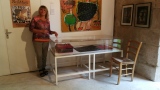exposition centre d'art de Verderonne dans l'Oise (musée des livres uniques) sous la direction de Caroline Corre - Livre objet Boulimie
